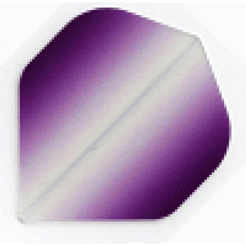 Vignette Poly Standard Flights – Clear to Purple