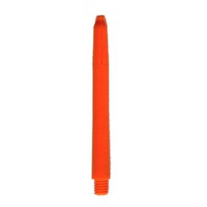 Deflectagrip Fluro Orange Medium Nylon Dart Shafts
