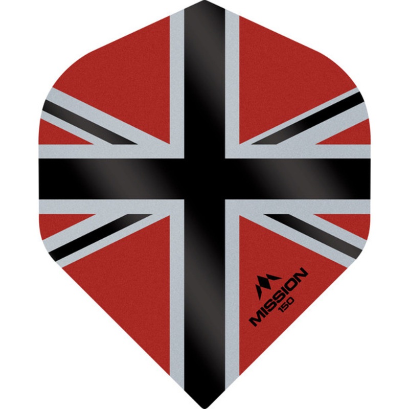 Mission – Alliance-X – Union Jack Flights – No2 (Standard) – 150 Micron – Red with Black