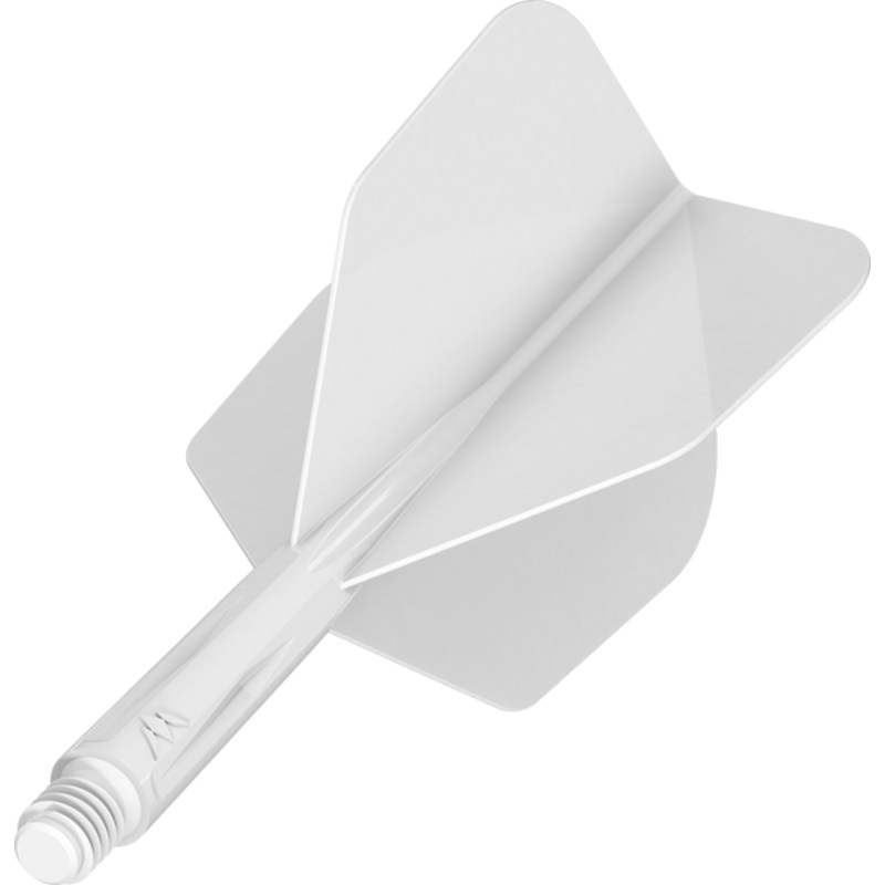 Mission Force 90 – New Moulded Flight & Shaft System -White- Standard No6- Short