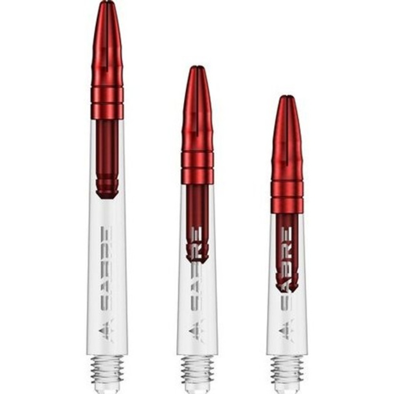 Mission Sabre Shafts – Clear Base / Red Top