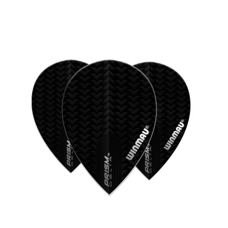 Winmau Prism Delta Pear Flight – Black
