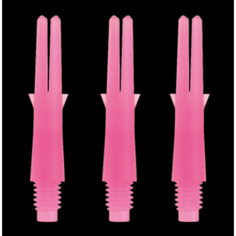 L-Style L-Shaft Straight Locked Shocking Pink Shafts – 130