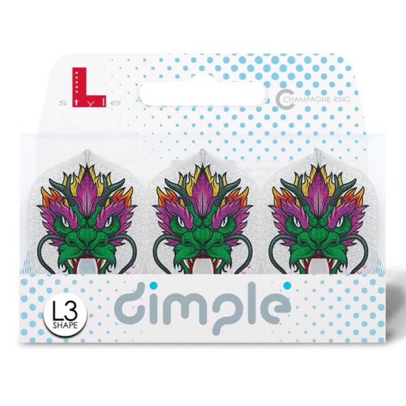 L-style L3c Dimple V.1 Jules Van Dongen “The Dutch Dragon” Clear Signature Champagne Flights