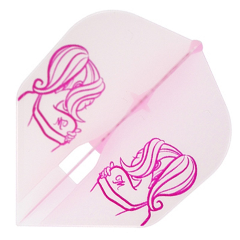 MIHO Clear Pink L-Style Small Standard Champagne Flights