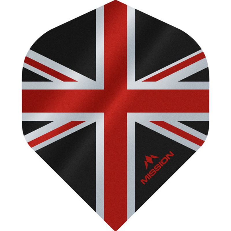 Mission – Alliance – Union Jack Flights – No2 (Standard) – 100 Micron – Black with Red