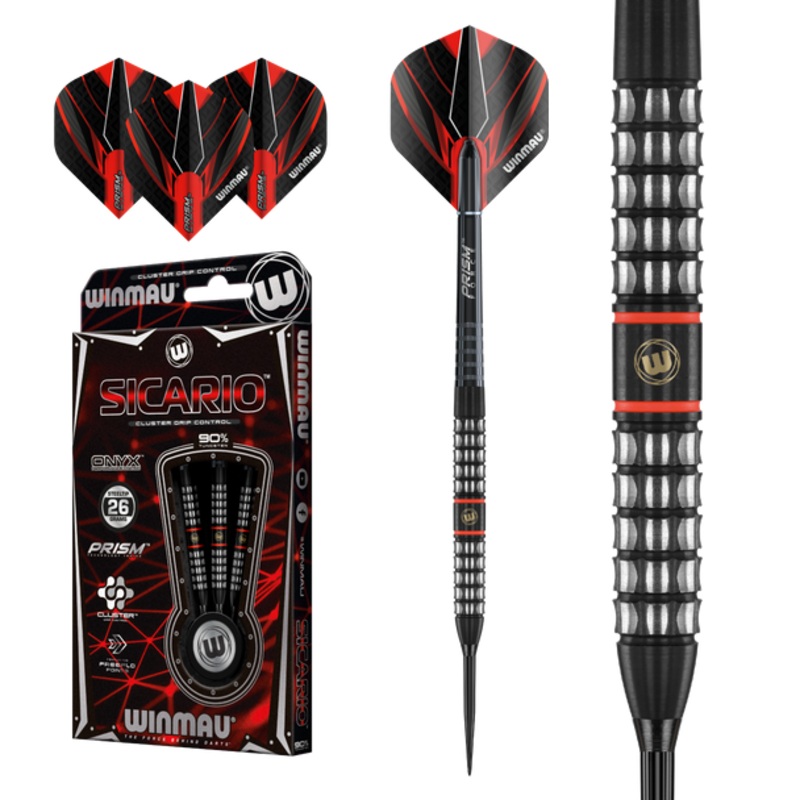 Winmau Sicario Steel Tip 26g – Straight BarrelBB