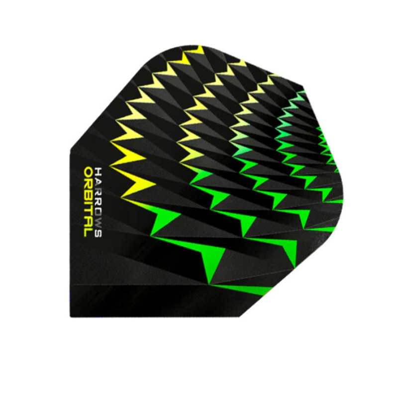 5 sets Harrows Orbital Standard – Yellow/Green