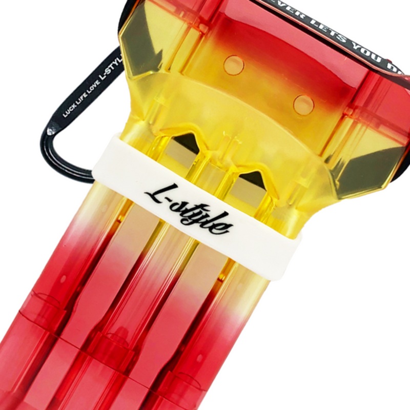 L-Style Krystal One Dart Case Natural Nine Tri Color Mango