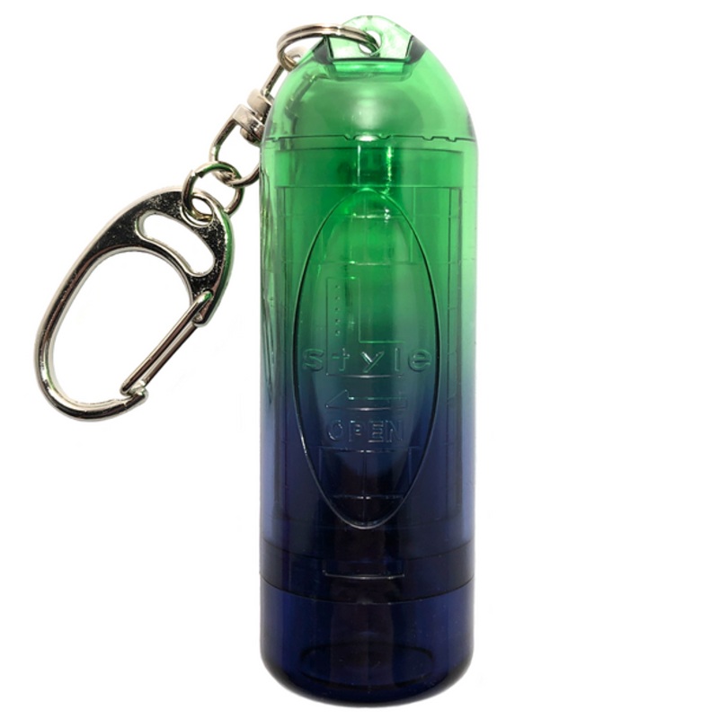L-Style Lipstock Tip & Shaft Case Natural Nine Ideal Green