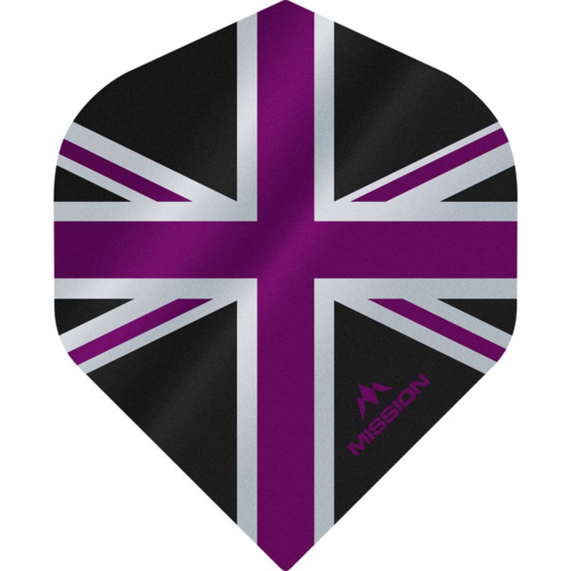 Mission – Alliance – Union Jack Flights – No2 (Standard) – 100 Micron – Black with Purple