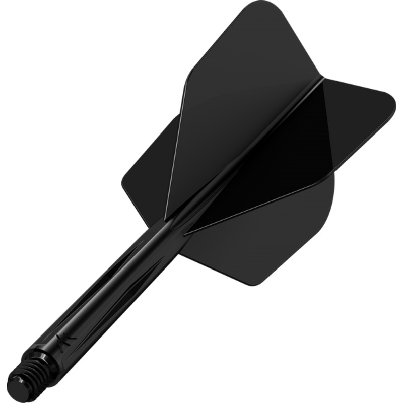 Mission Force 90 – New Moulded Flight & Shaft System – Black- Standard No6  Medium