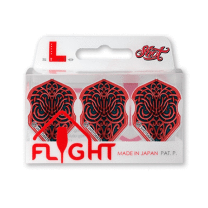 Shot Darts L-style EZ L3  Shape-Warrior Kapene Flights
