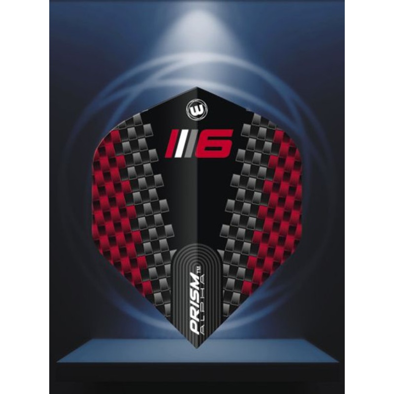 Winmau Prism Alpha Black & Red
