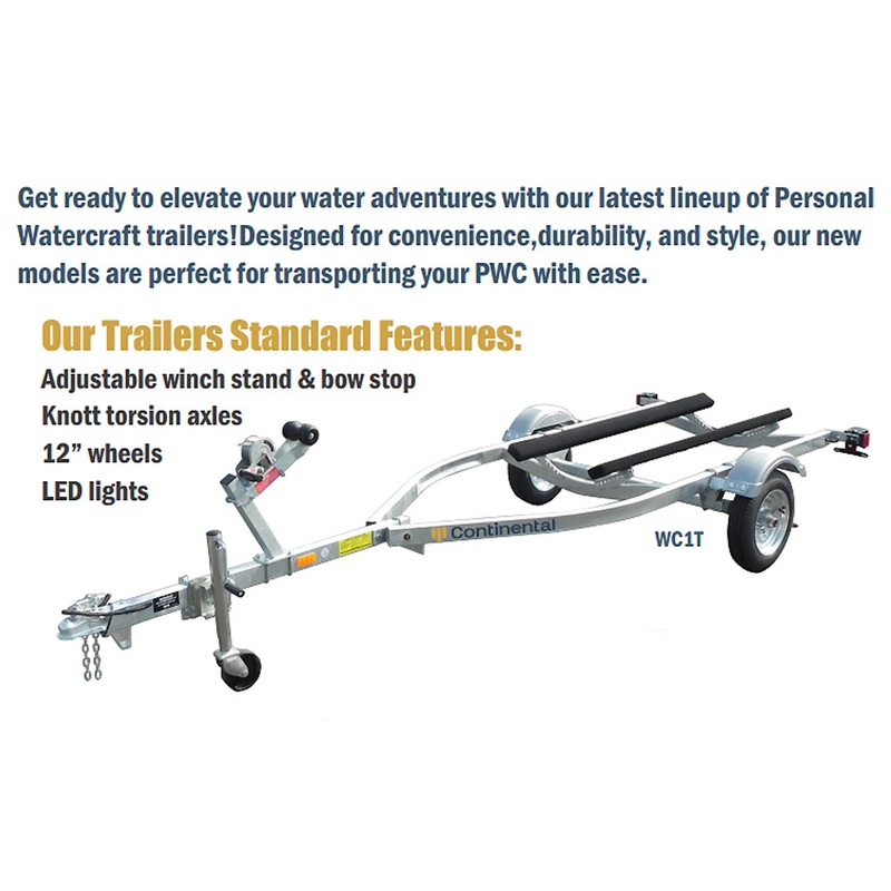 Aluminum PWC trailer