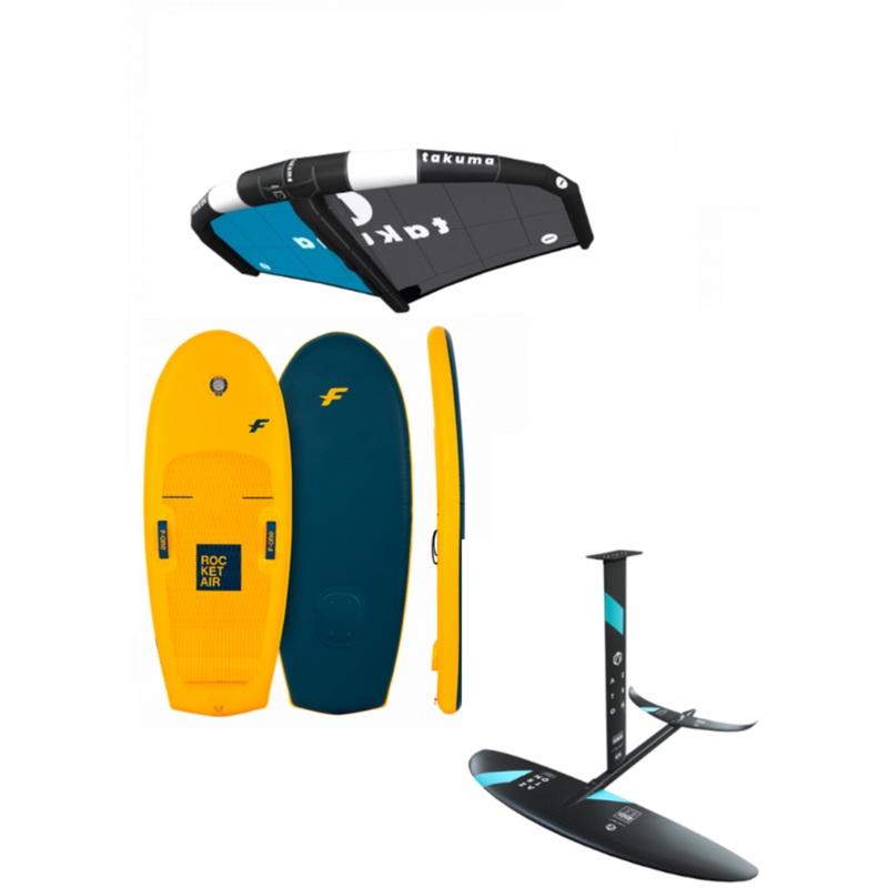 Rocket Air 6’6″ + Rocket Foil + WK wing