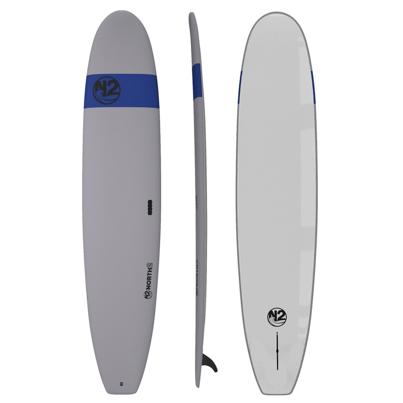 9’2″ Roots Soft-top Surfboard – Blue