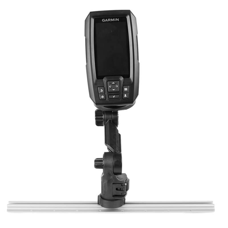 Round Base Fish Finder Mount with Track Mounted LockNLoad Mounting System (FFP-1005)