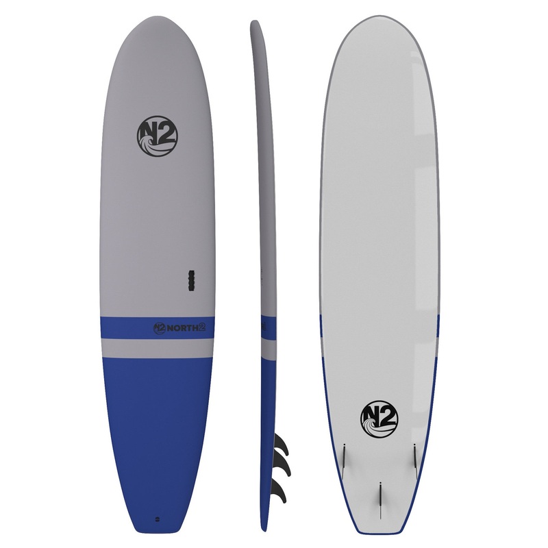 8’5″ Roots Soft-top Surfboard – Blue