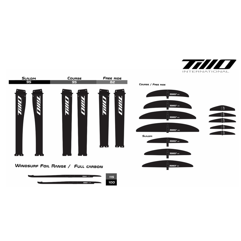 Tillo Windsurf Foil – Course Race Set (95 cm Mast)
