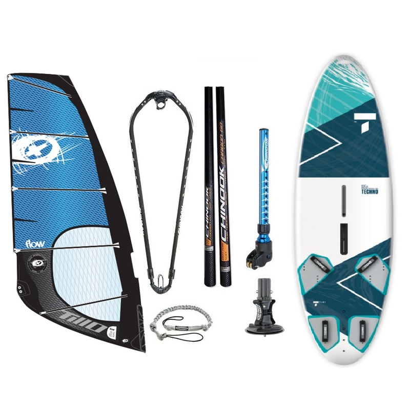 Go windsurf package Tahe Techo 185D w/ FLOW Rig