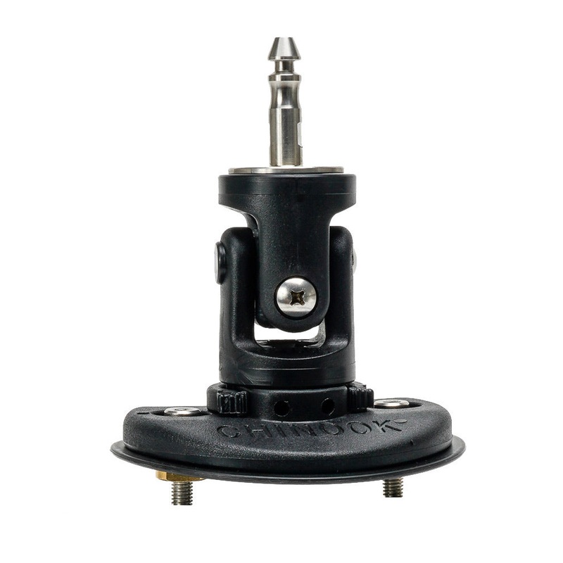 2-Bolt Quick Release Mast Base Universal Euro-Pin (Complete)
