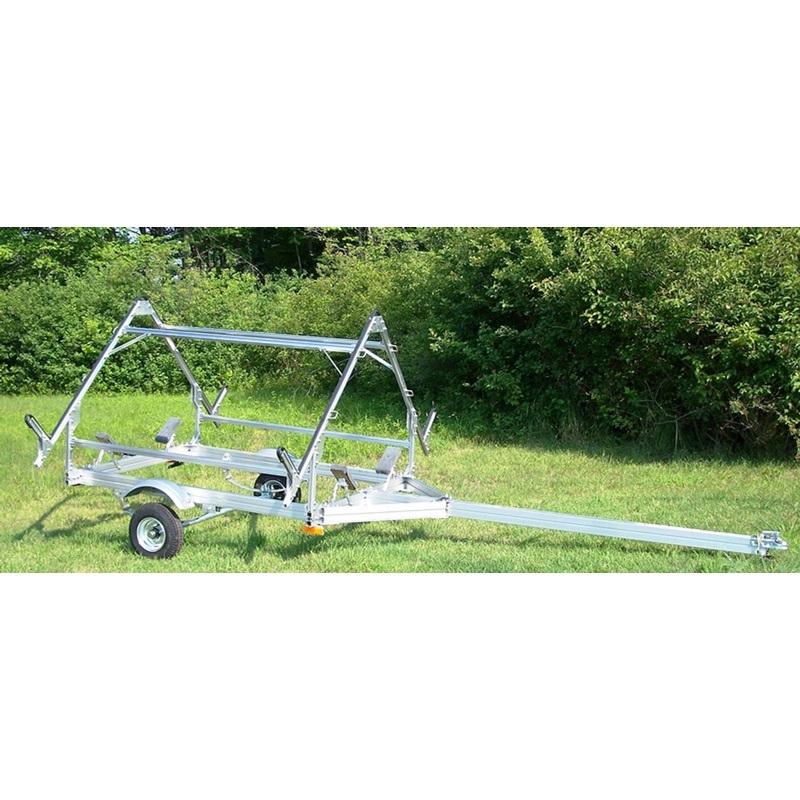 Lightweight Boat Trailer for 3 Laser or Sunfish sailboats