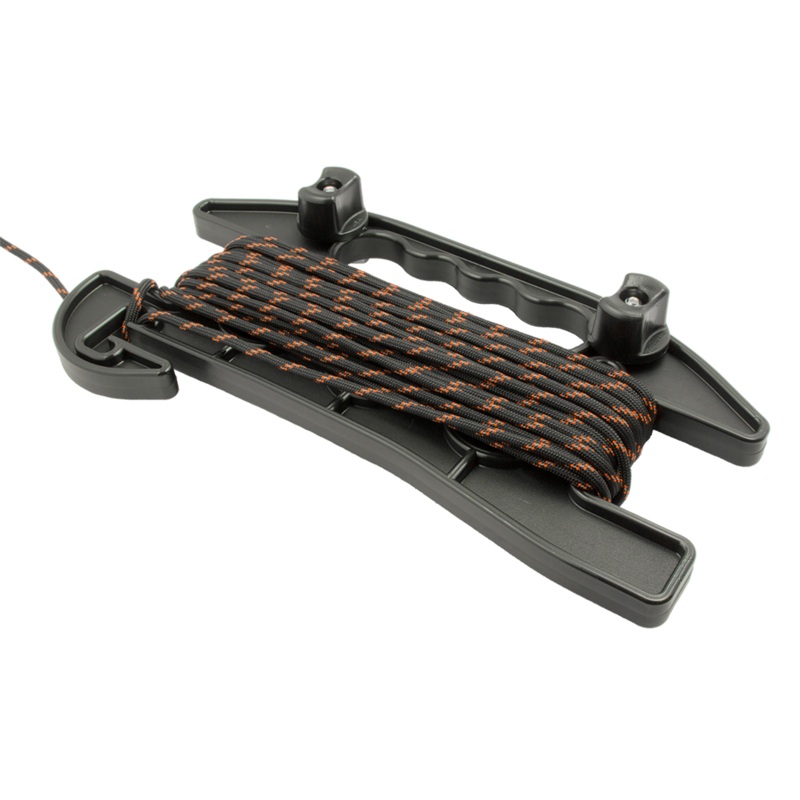 SideWinder, Anchor Line Reel, Includes Track Hardware and 75′ of 550 Paracord (AMS-1010)