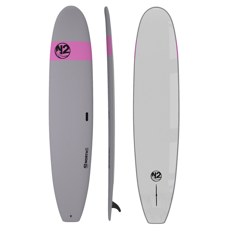 9’2″ Roots Soft-top Surfboard – Pink