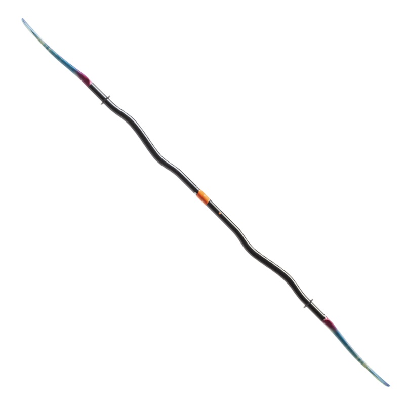 Whiskey Fiberglass 2-Piece Bent Shaft Kayak Paddle