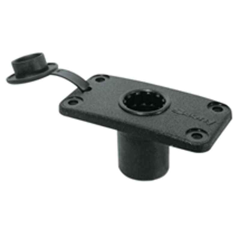 244 Flush Deck Mount w/ Rain Cap