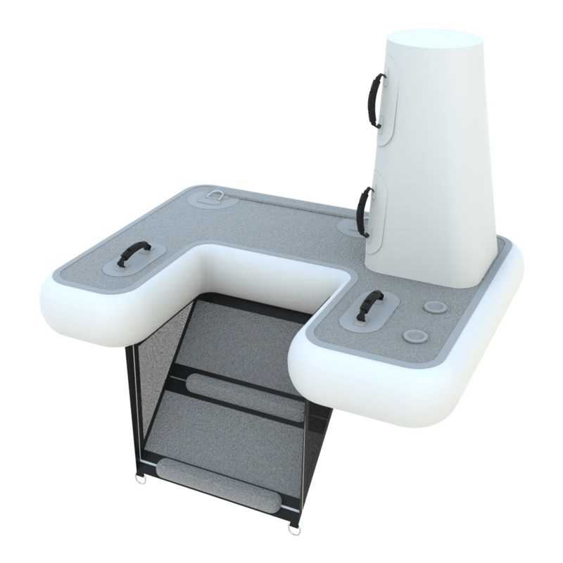 Floating Quick Step with Grab Post