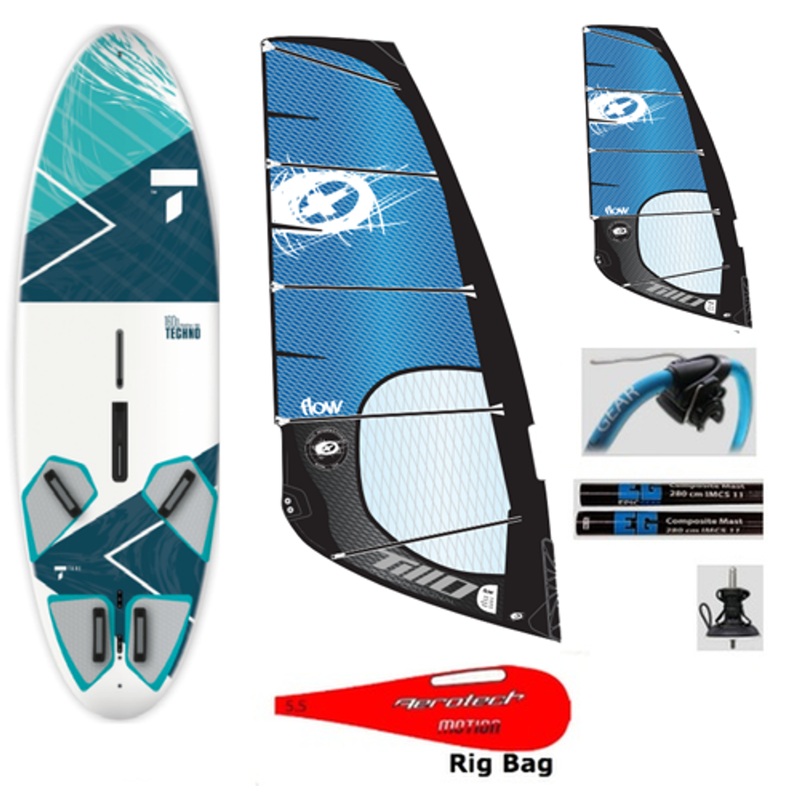 Go windsurf package Tahe Techo 160D w/ FLOW Rig
