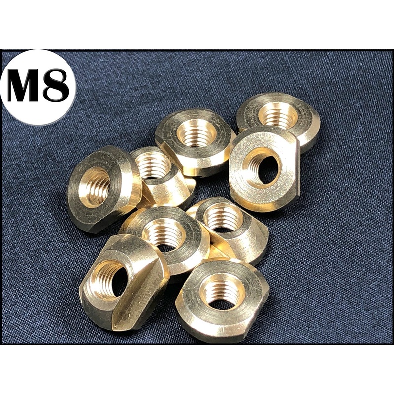 M8 Hydrofoil Track Brass T-Nuts each