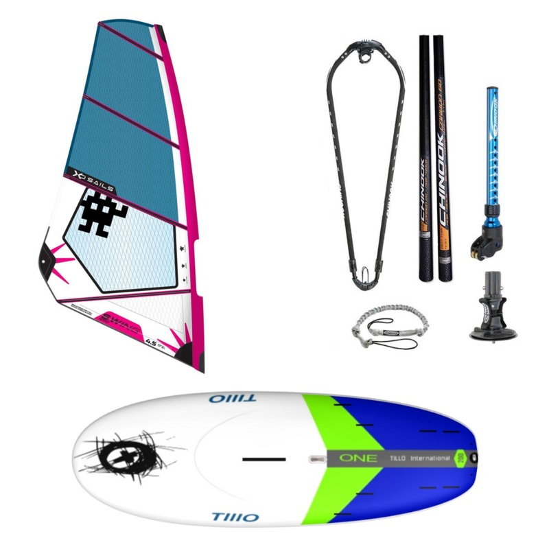 Go windsurf package Tillo One with Swing Rig
