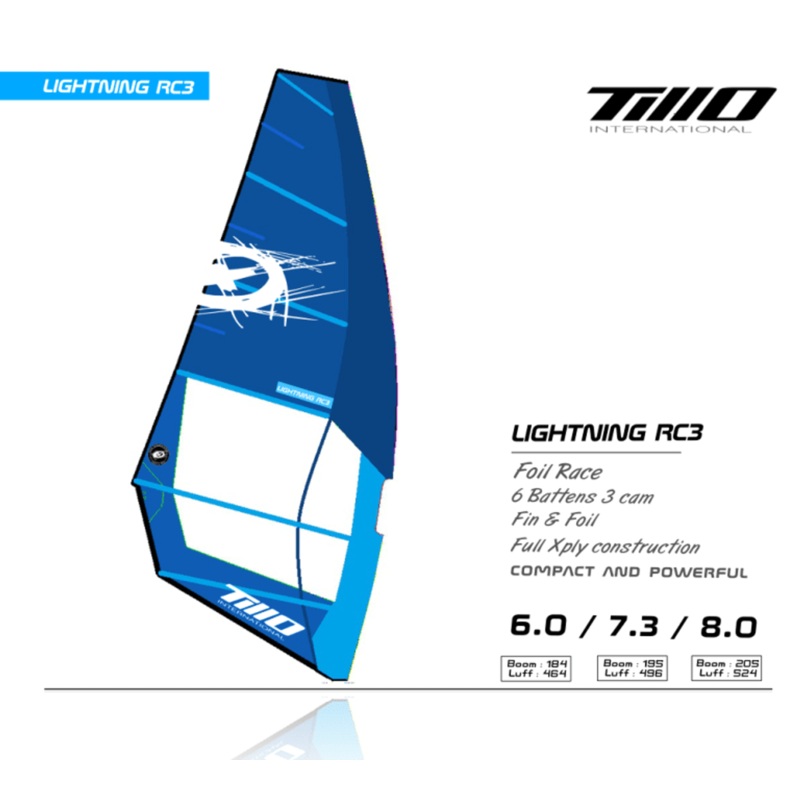 Lightning RC3 Race Sail