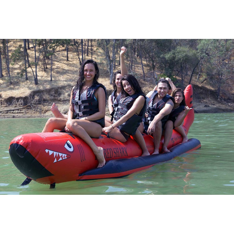Red Shark 6 Passenger Commercial Sled 19’ft in-line seats