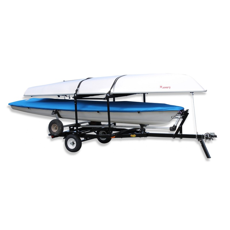 Sailboat Dolly Trailer with Box Rack