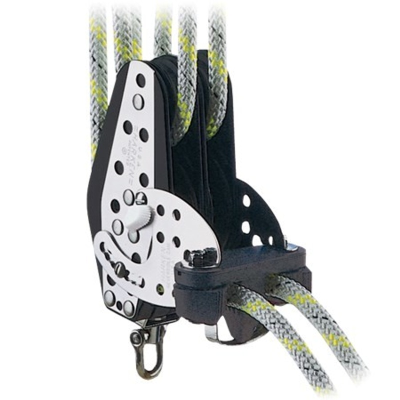 Harken 3.00 Double Fiddle Hexaratchet Block w/ Double Cam