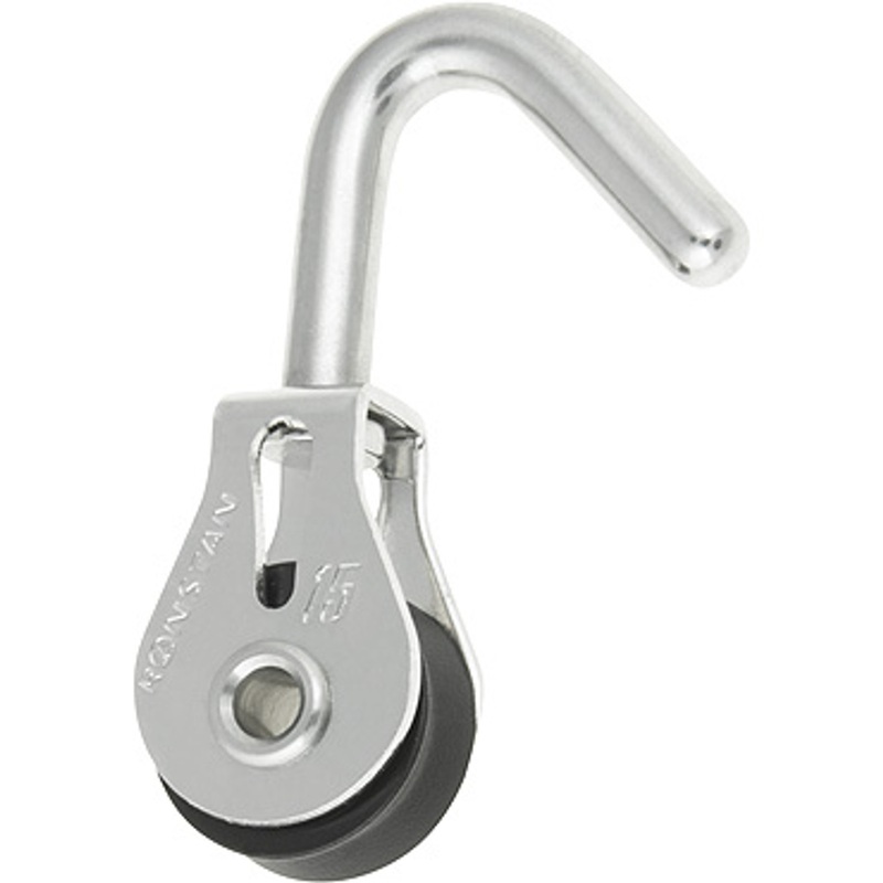 Ronstan Series 15 Ball Bearing Block, Single Hook Top