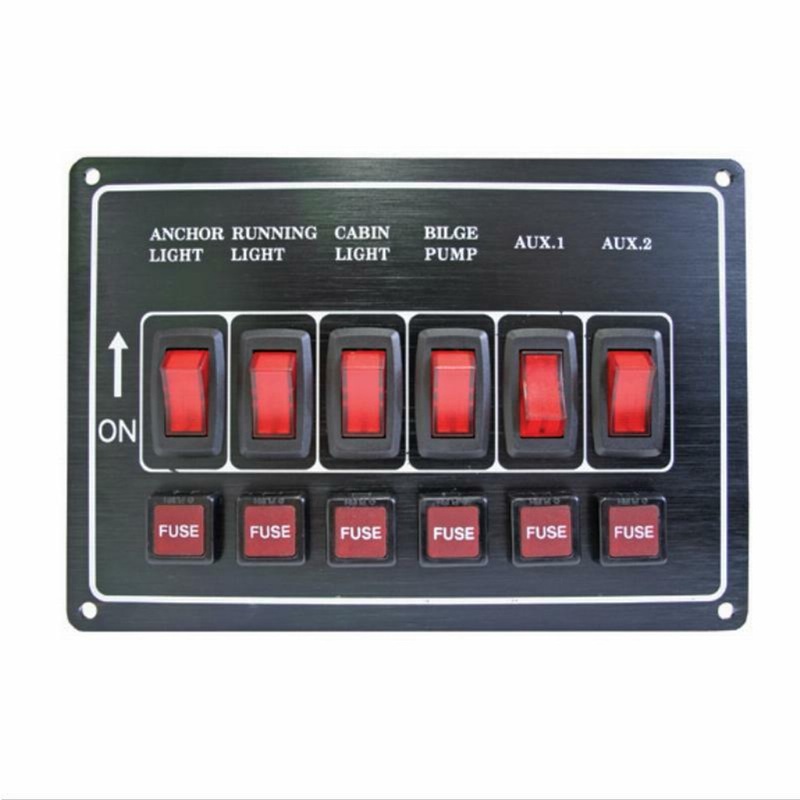 RWB Alloy Illuminating Switch Panels