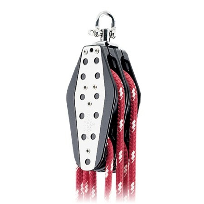 Harken 3in Double Fiddle Swivel Block