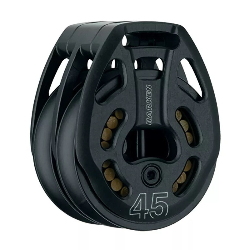 Harken 45 mm Aluminum Double Loop Block