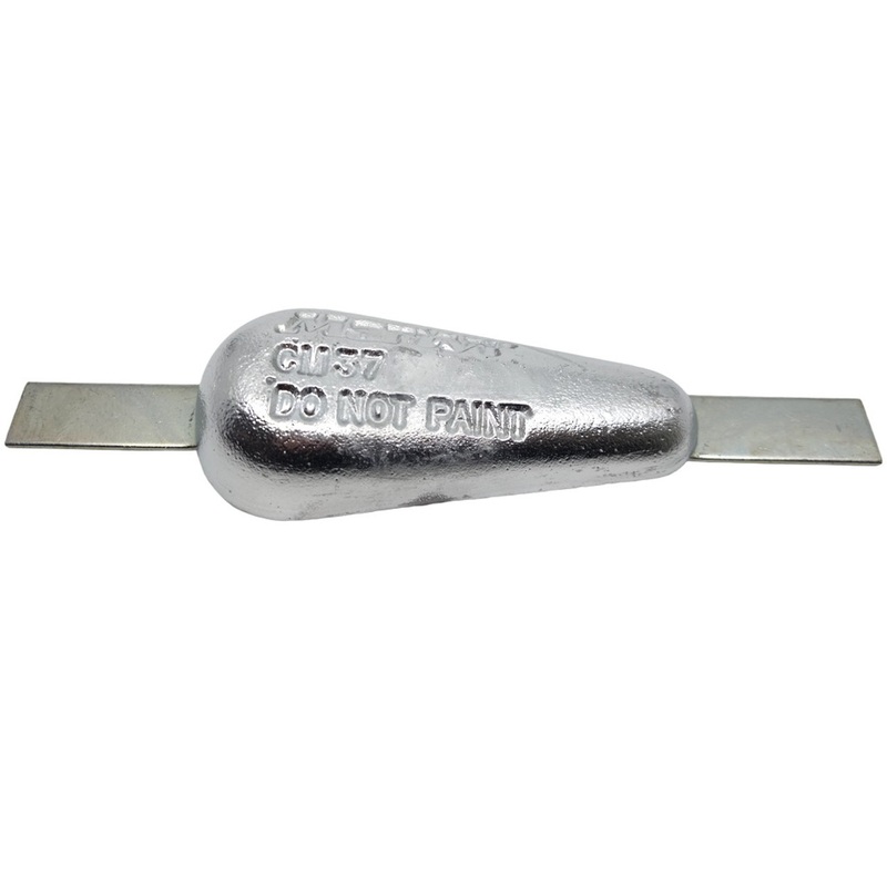 Martyr 2.0kg Zinc Tear Drop Anode with Strap – CM37GZ