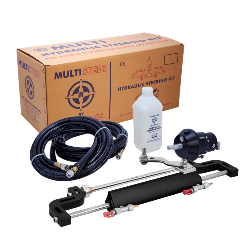 Multiflex Hydraulic Steering Kit for engines up to 115 Hp