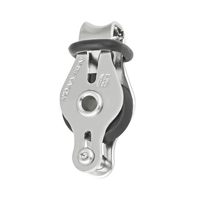 Ronstan Series 15 Ball Bearing Block, Single Loop Top Becket