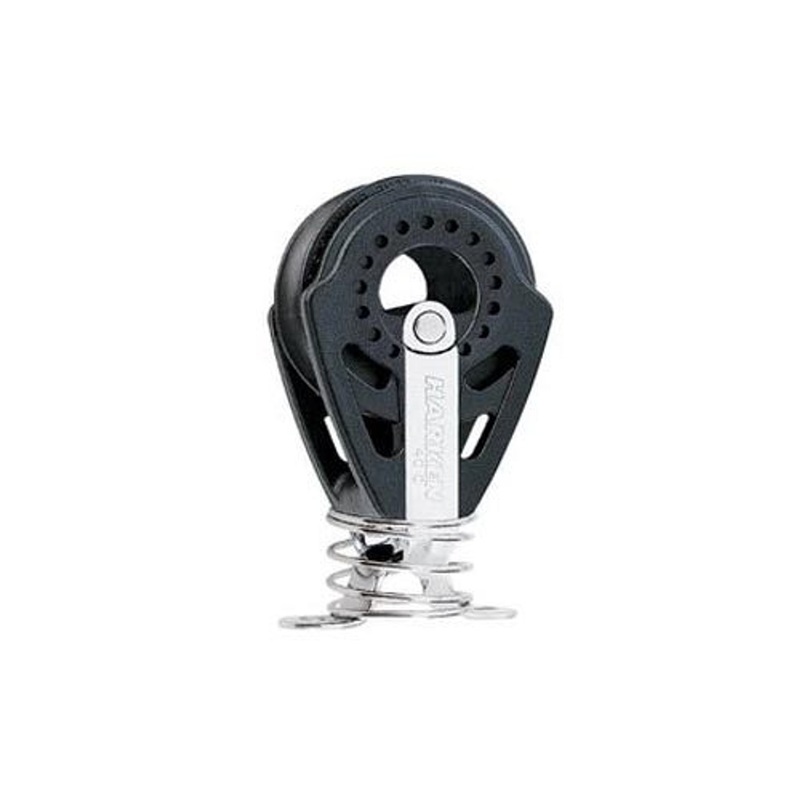 Harken 40mm Carbo Block w/Spring and Eyestrap – Assembled