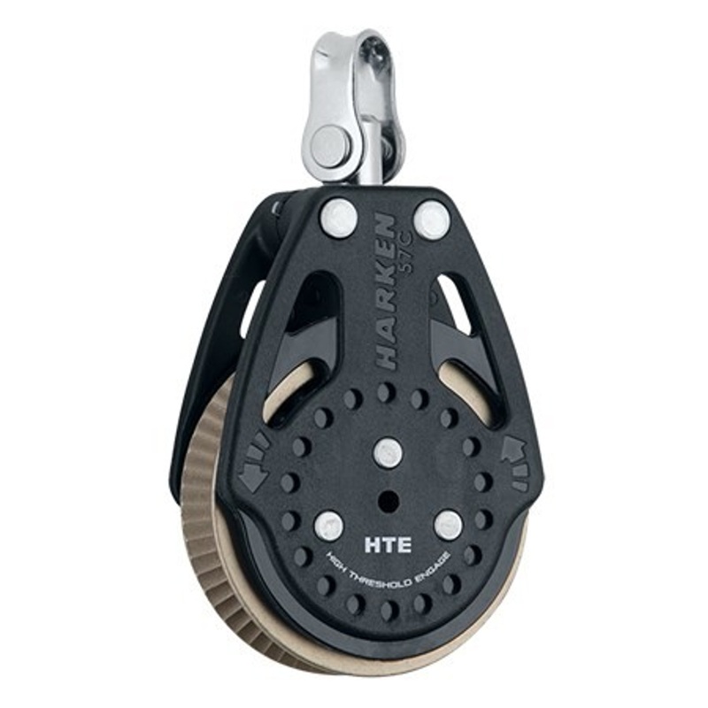 Harken 57mm Ratchamatic HTE Block – Swivel, 1.5x Grip