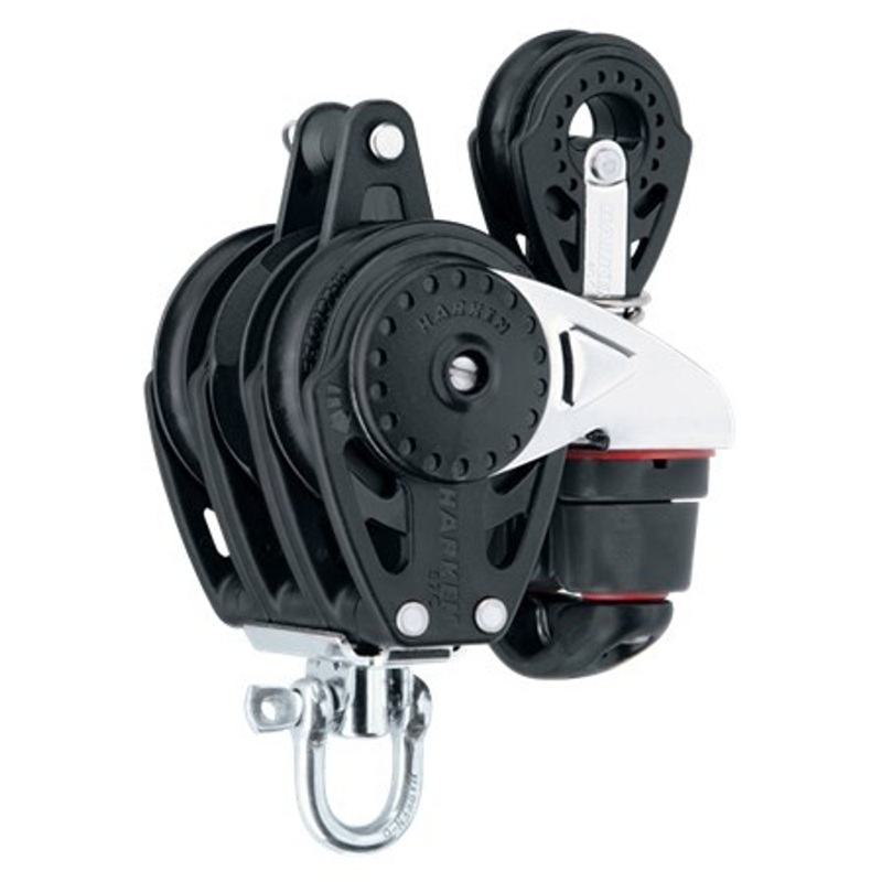 Harken 57mm Triple Carbo Ratchamatic w/ Cam, Becket & 40mm Block