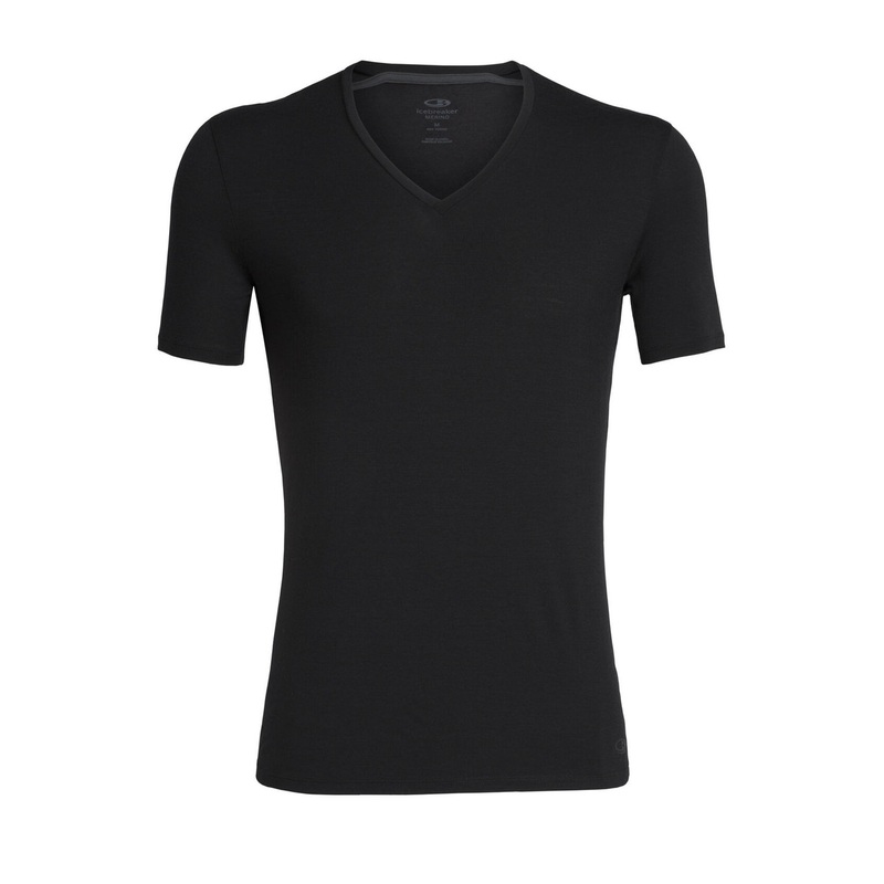 Icebreaker Merino Anatomica Short Sleeve V Neck T-Shirt – Men